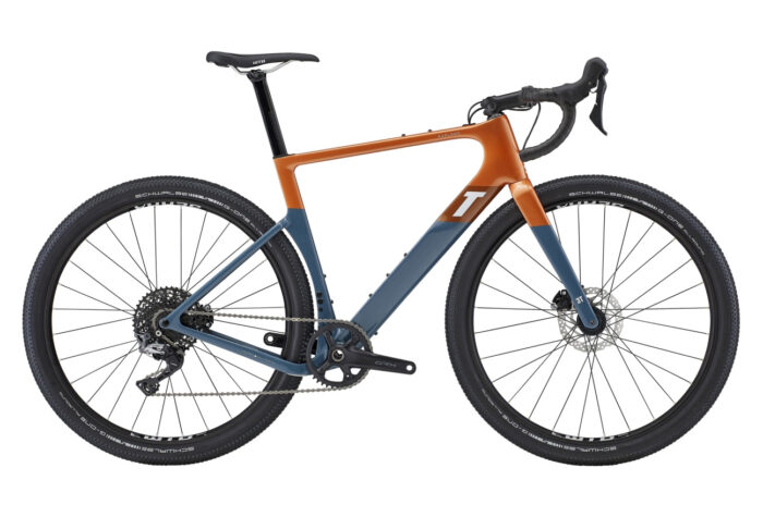 GRAVEL BIKE 3T EXPLORO MAX SHIMANO GRX 11V 650B GRIS BLEU ORANGE 2022